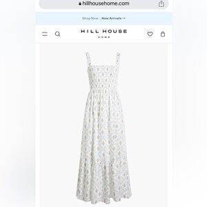 Hillhouse Anjuli Nap Dress - pastel trellis pattern